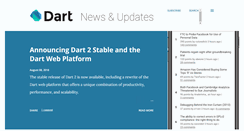 Desktop Screenshot of news.dartlang.org